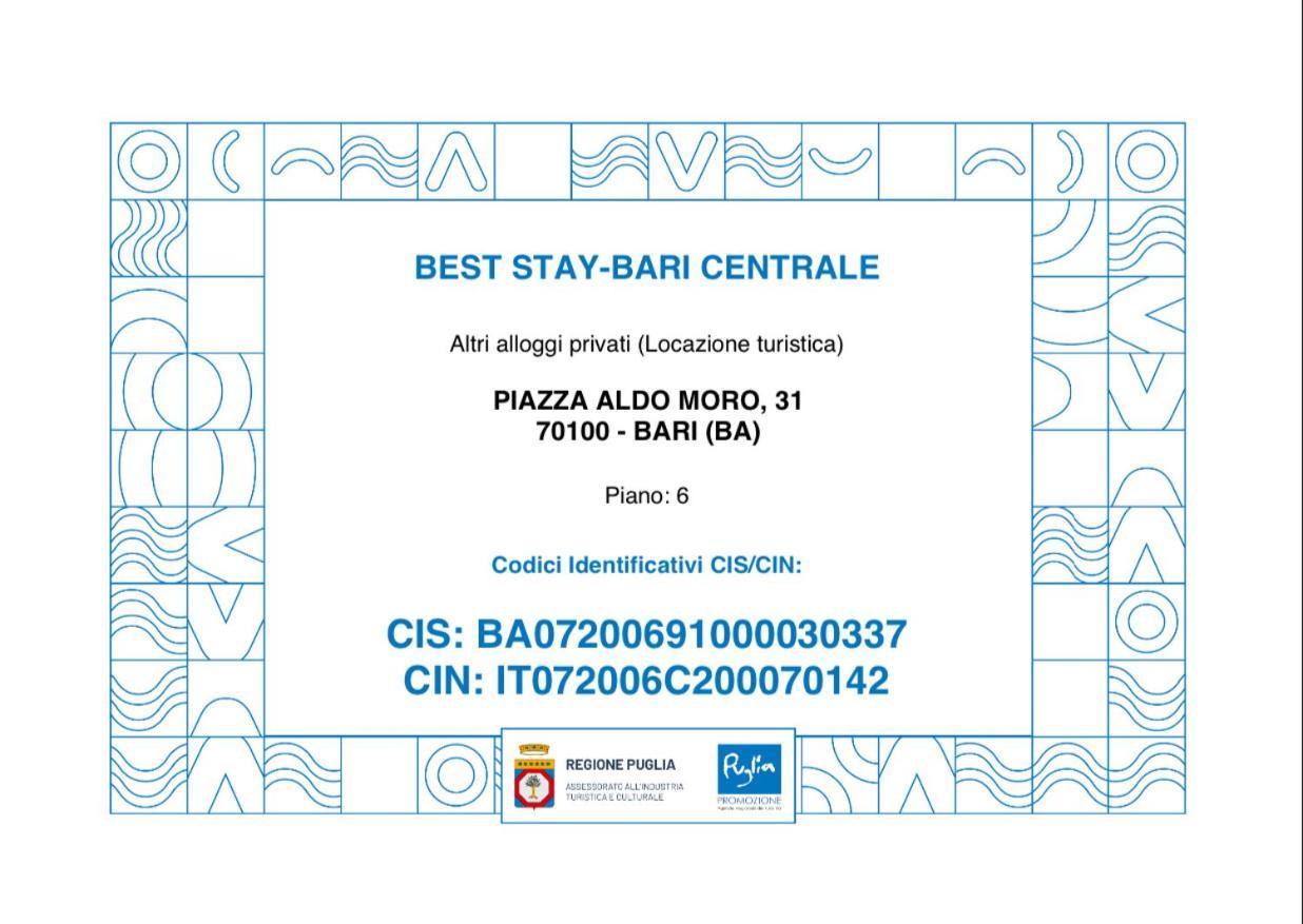 Best Stay - Bari Centrale Exteriör bild